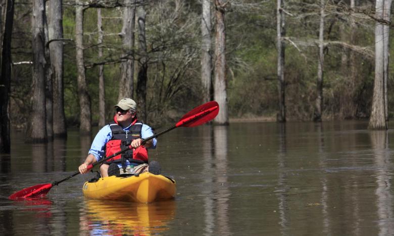Cut-off Creek Water Trail near Monticello.