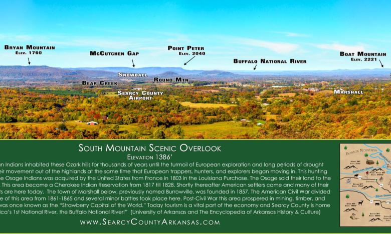 South Mountain Scenic Overlook signage