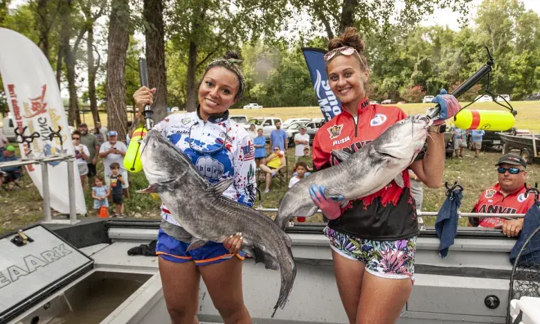 Hook a monster at a fishing tourney on the Big River.