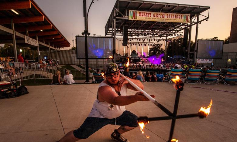 The jewel of MAD is the enormous outdoor amphitheater.