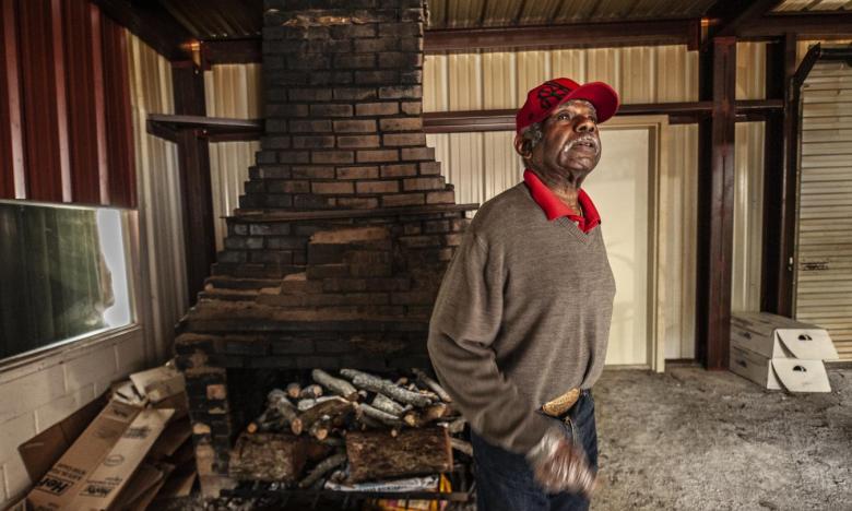 In February 2021, Jones Bar-B-Q Diner was damaged by fire...but reopened three months later.