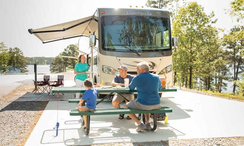 Feel at home at Iron Mountain Lodge & Marina.