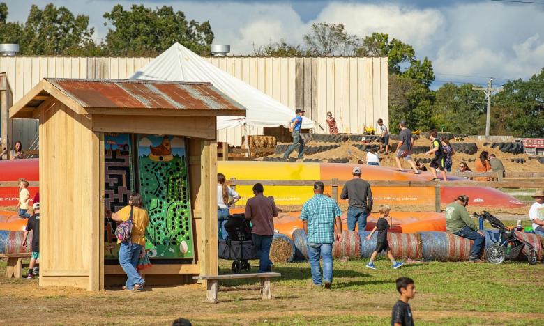 There's fun around every corner at the Jackson Farm.