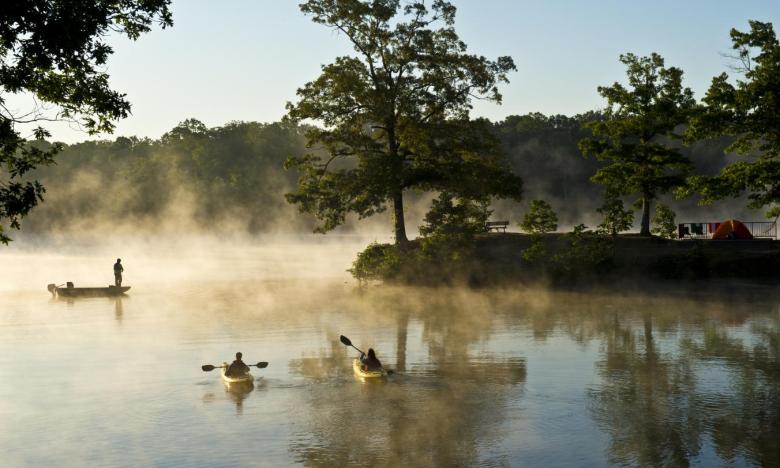 Mississippi River State Park is located within the St. Francis National Forest and offers great recreational opportunities.