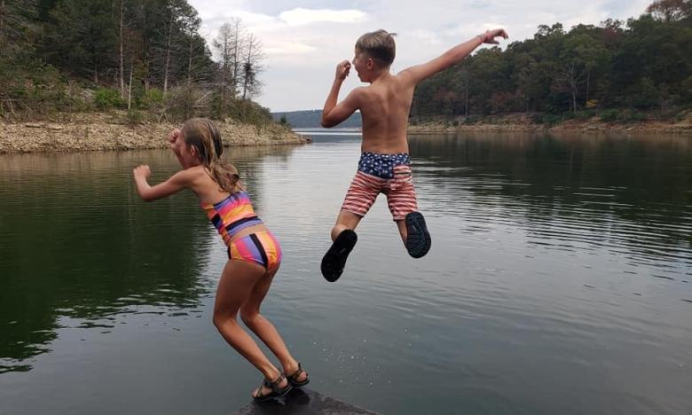 Jump of the docks...
