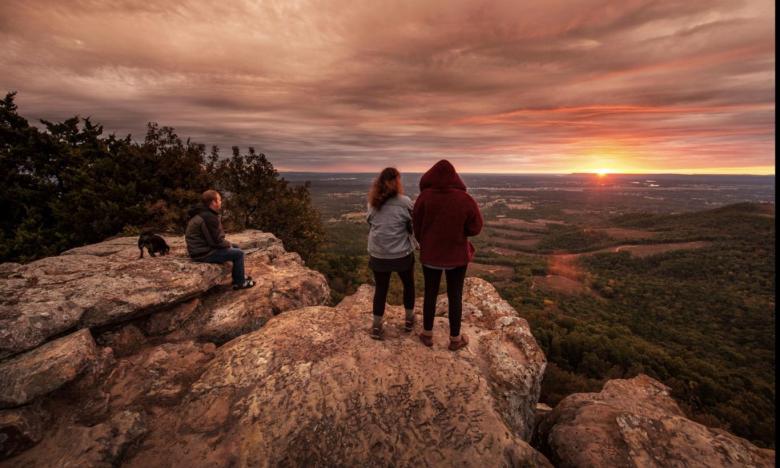 A beautiful view from Mount Nebo State Park.