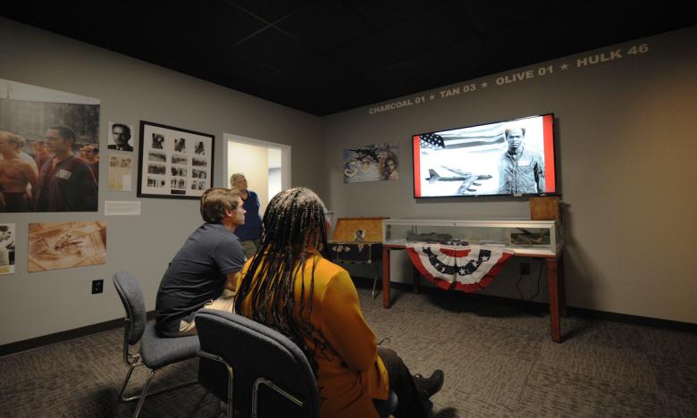 Personal stories of those who served are hold in the Memorial Room.