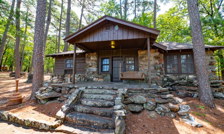 One of the CCC cabins at Petit Jean State Park.