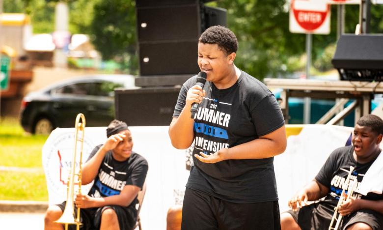 Music at Juneteenth in Da Rock