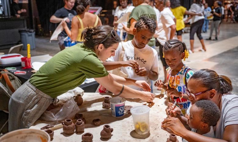 Activities at Juneteenth in Da Rock