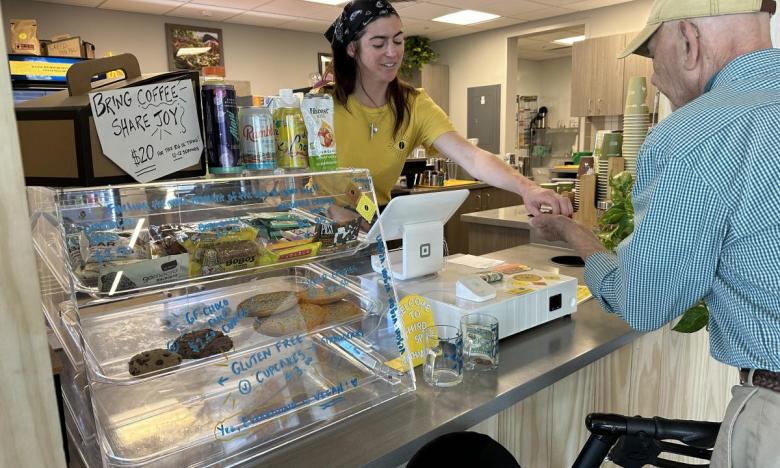 The Third Space sells coffee, smoothies and more.