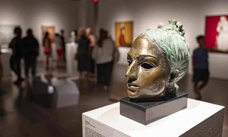 Regional, national and international artists are featured in the Bradbury Art Museum.