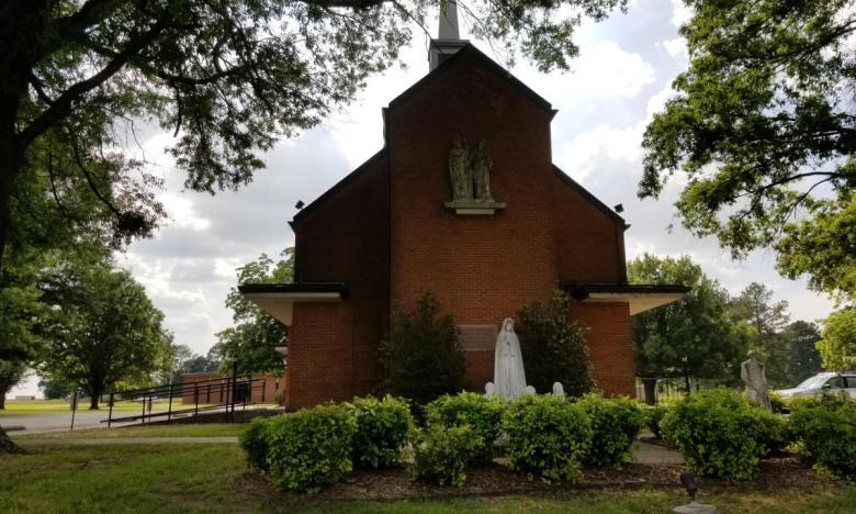 Sts. Cyril and Methodius Catholic Church is a landmark and center of the community.