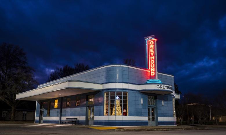 The Blytheville Greyhound Bus Station is listed in the National Register of Historic Places.