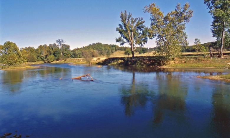 The Eleven Point River in Randolph County is known for good duck hunting in the fall.