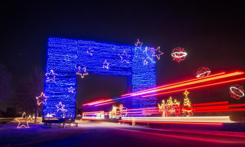 Lights of the Delta in Blytheville is one of the largest lighting displays in the Mid-South.