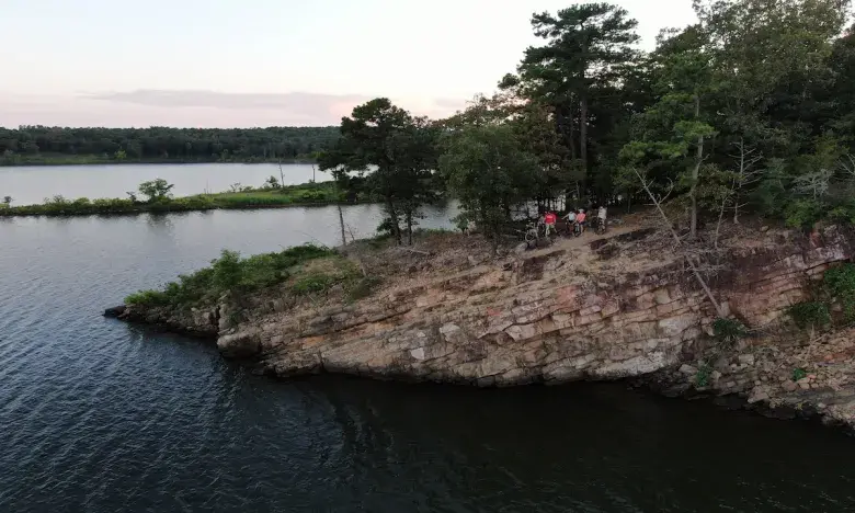 Hike or bike the many trails throughout Arkansas Southwest Waterways for incredible views.