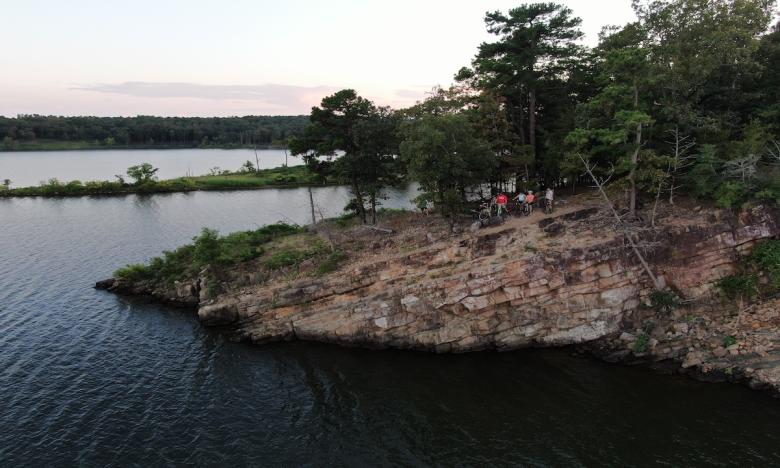 Hike or bike the many trails throughout Arkansas Southwest Waterways for incredible views.