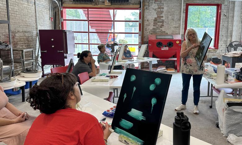 Classes, workshops and educational programming are available to all ages at the ARTSpace on Main.
