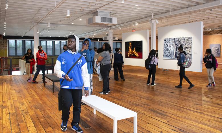 Tour the Loft Gallery in the ARTSpace on Main for rotating exhibitions in a stunning, light-filled space.
