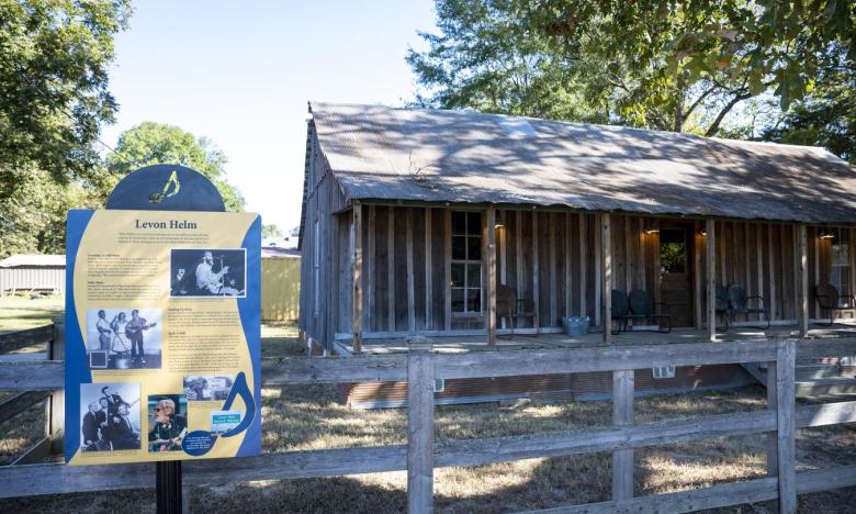 The Levon Helm Boyhood Home in Marvell.