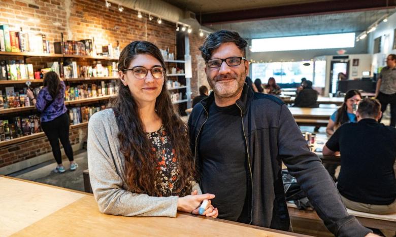 Caverns & Forests co-owners Radiance Beltz and Matthew Quin. Photo by Kirk Jordan.
