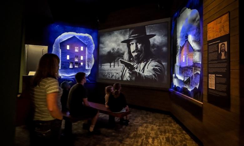exhibit inside U.S. Marshals Museum