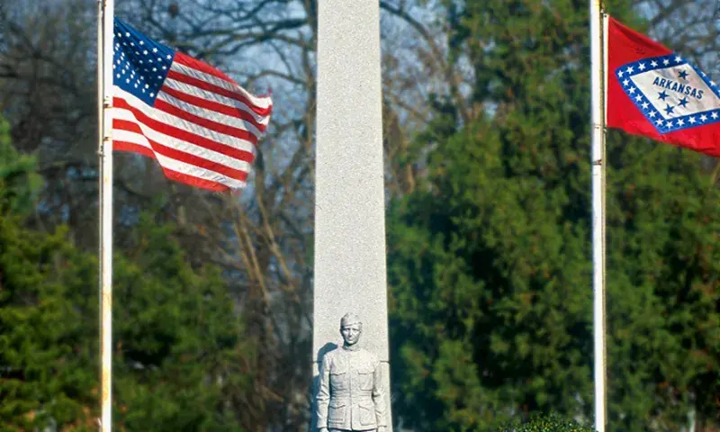 Herman Davis monument at Herman Davis State Park
