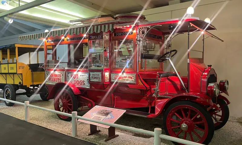 It's easy to spend hours taking in all the interesting automobiles.