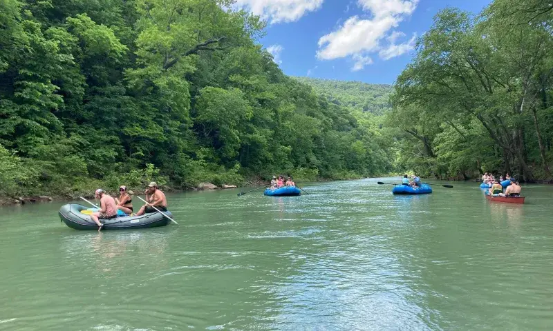 Come experience some of the best floating in the state of Arkansas on the Big Piney Creek!