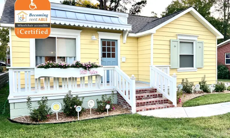 Certified Accessible Little Yellow House