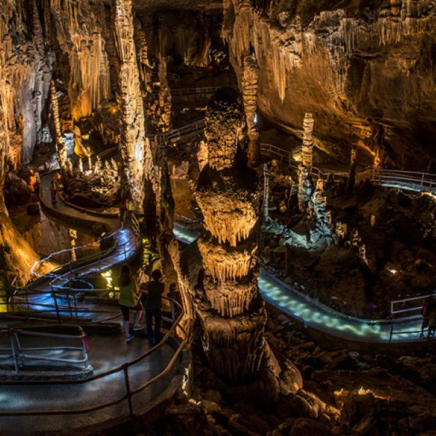 Blanchard Springs Caverns in Mountain View