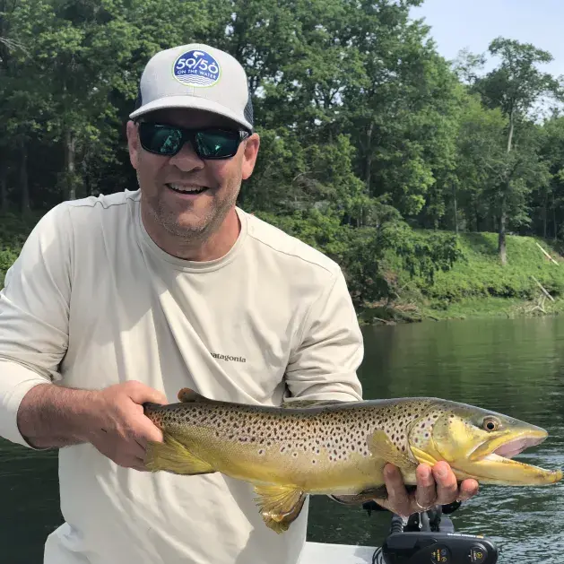 Fishing the White River below Bulls Shoals Dam