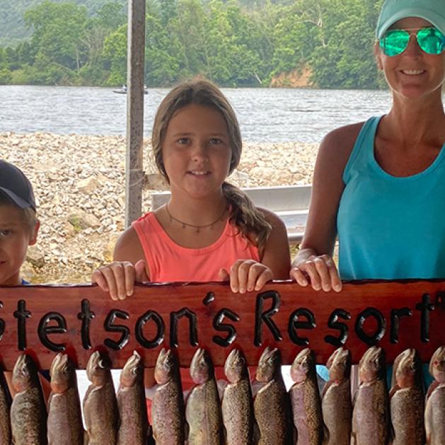 Stetson's Resort Proud Family of Fishermen