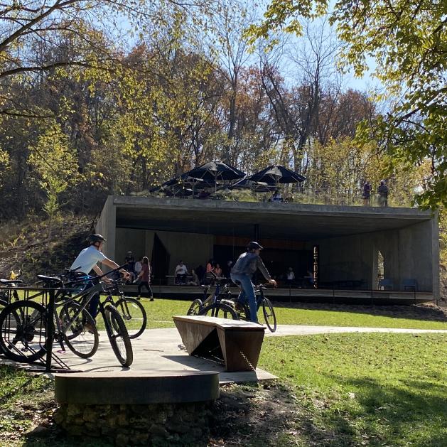 Airship at The Homestead in Coler Mountain Bike Preserve