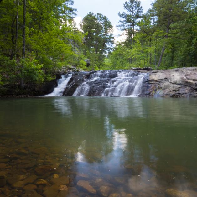 Forked Mountain Falls in the Ouachita National Forest