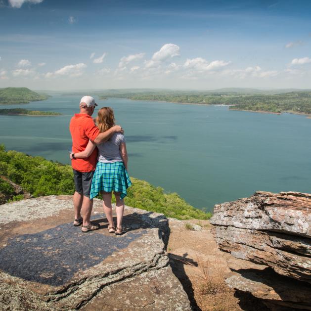 A view of Greers Ferry Lake from Sugar Loaf Mountain
