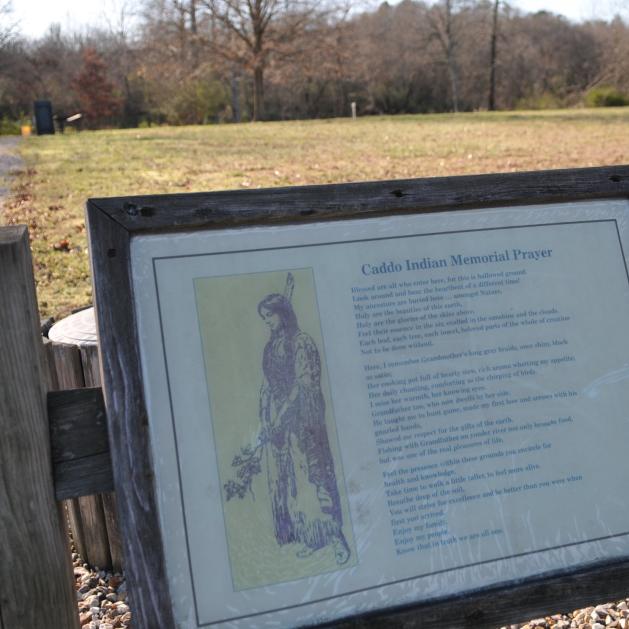 Caddo Indian memorial 