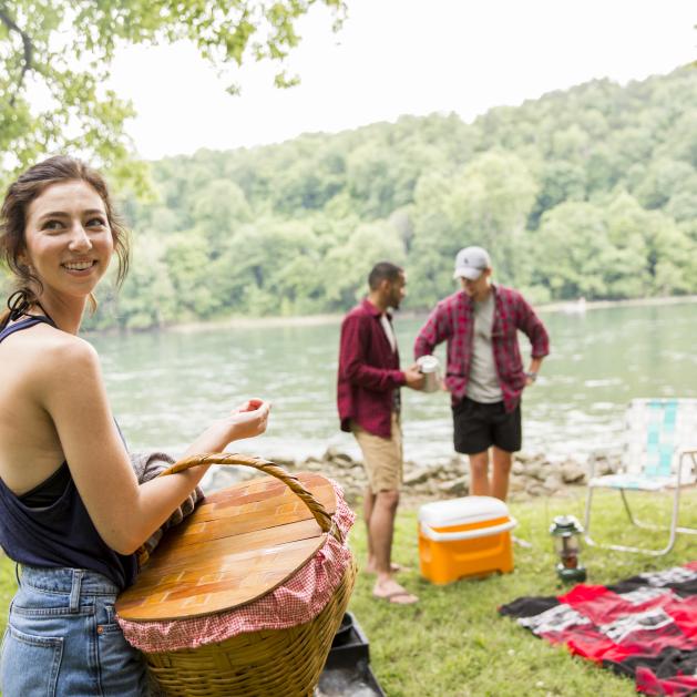 Camping at Bull Shoals on the White River