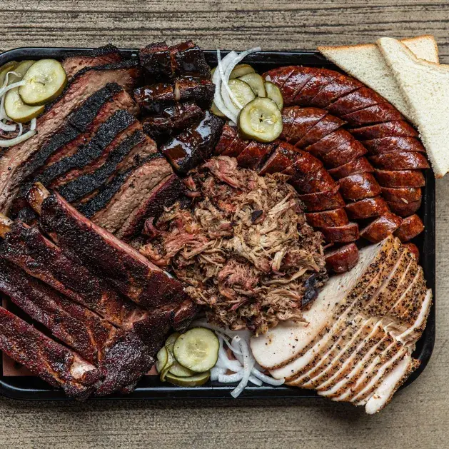 Plate of Ridgewood BBQ