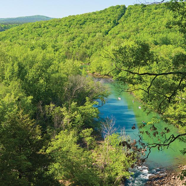 Mulberry River in Arkansas