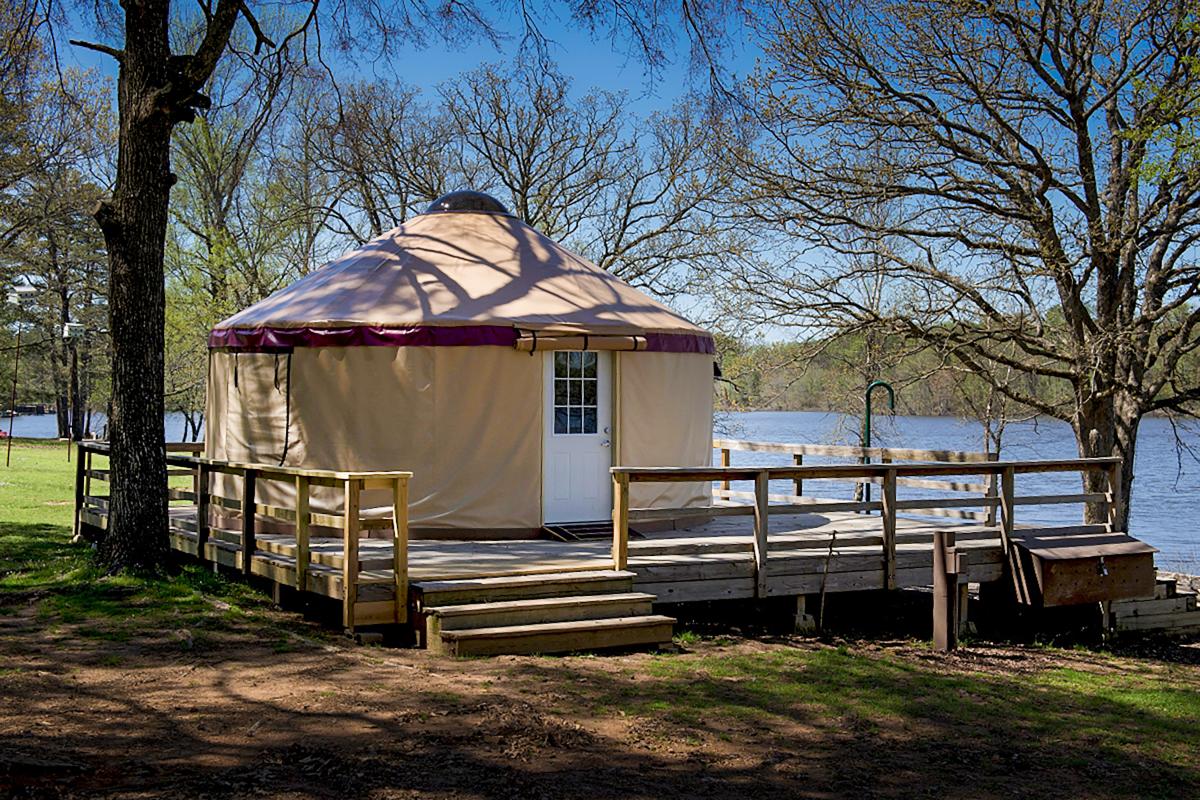 Rent A Yurt At Petit Jean State Park Arkansas Com