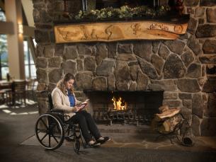 Handicap accessible room at DeGray Lake Resort State Park