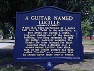 BB King's Lucille Marker