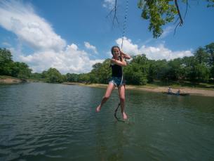 Caddo River Rope Swing