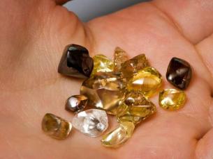 Diamonds from Crater of Diamonds State Park