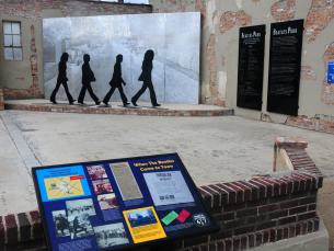 Walnut Ridge features a sculpture of the Beatles' famous crossing of Abbey Road