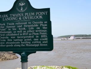 Sans Souci Landing, alongside the Mighty Mississippi