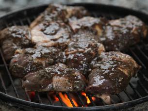 Duck cooked on the grill (photo by Mike Dale Wintroath/AGFC)