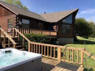 My Blue Heaven cabin near the Buffalo National River